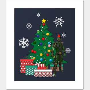 Reptile Around The Christmas Tree Mortal Kombat Posters and Art